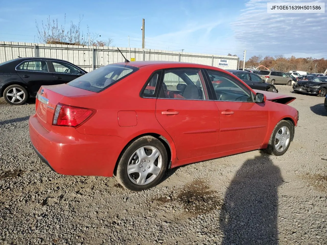 2009 Subaru Impreza 2.5I VIN: JF1GE61639H501586 Lot: 78099354