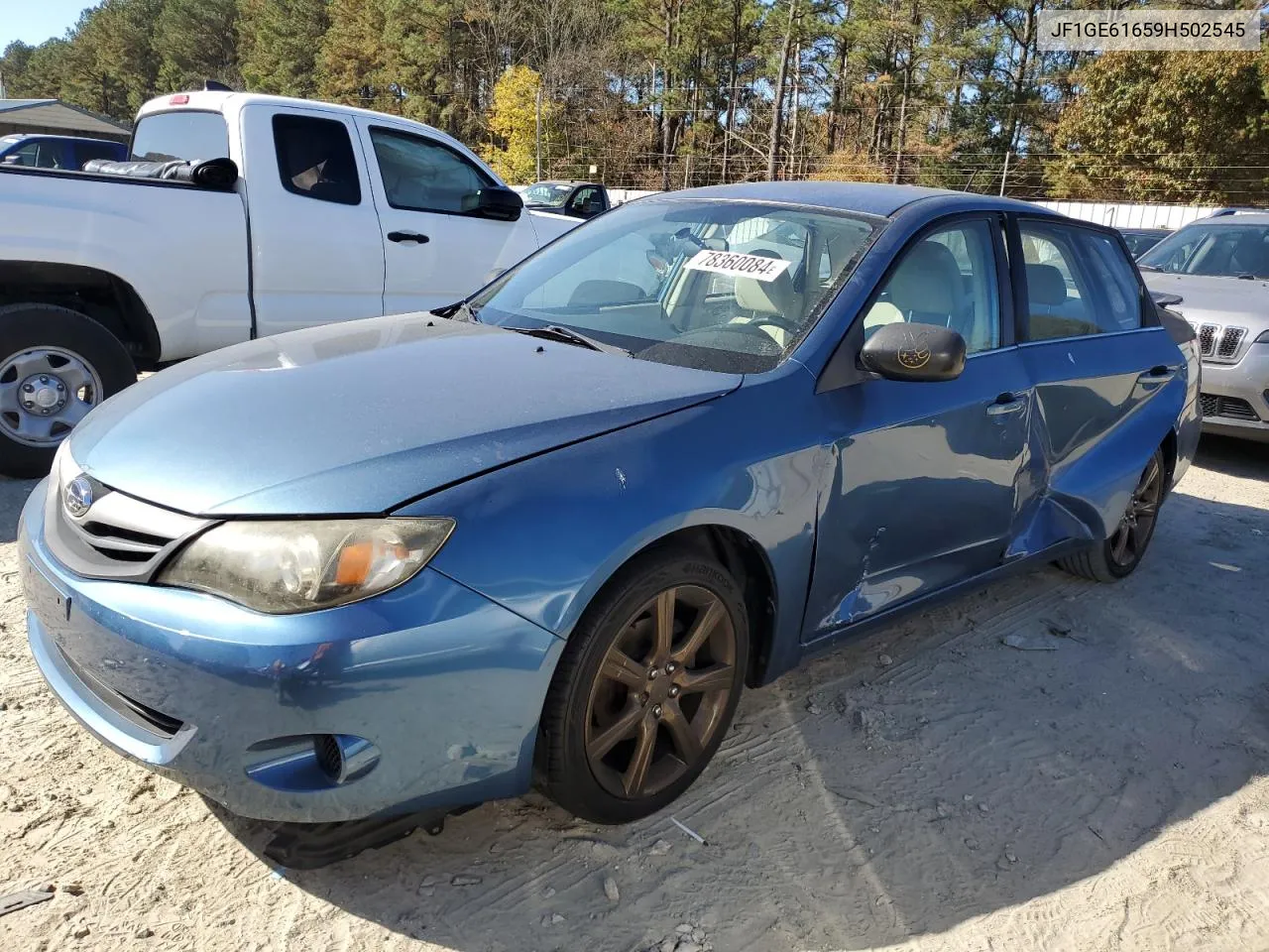 2009 Subaru Impreza 2.5I VIN: JF1GE61659H502545 Lot: 78360084