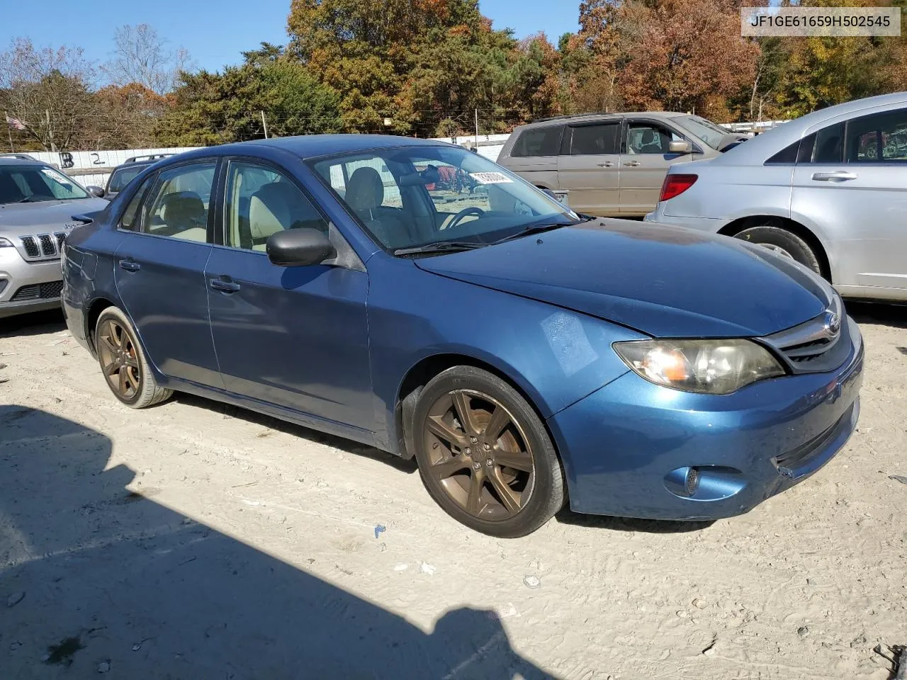 2009 Subaru Impreza 2.5I VIN: JF1GE61659H502545 Lot: 78360084