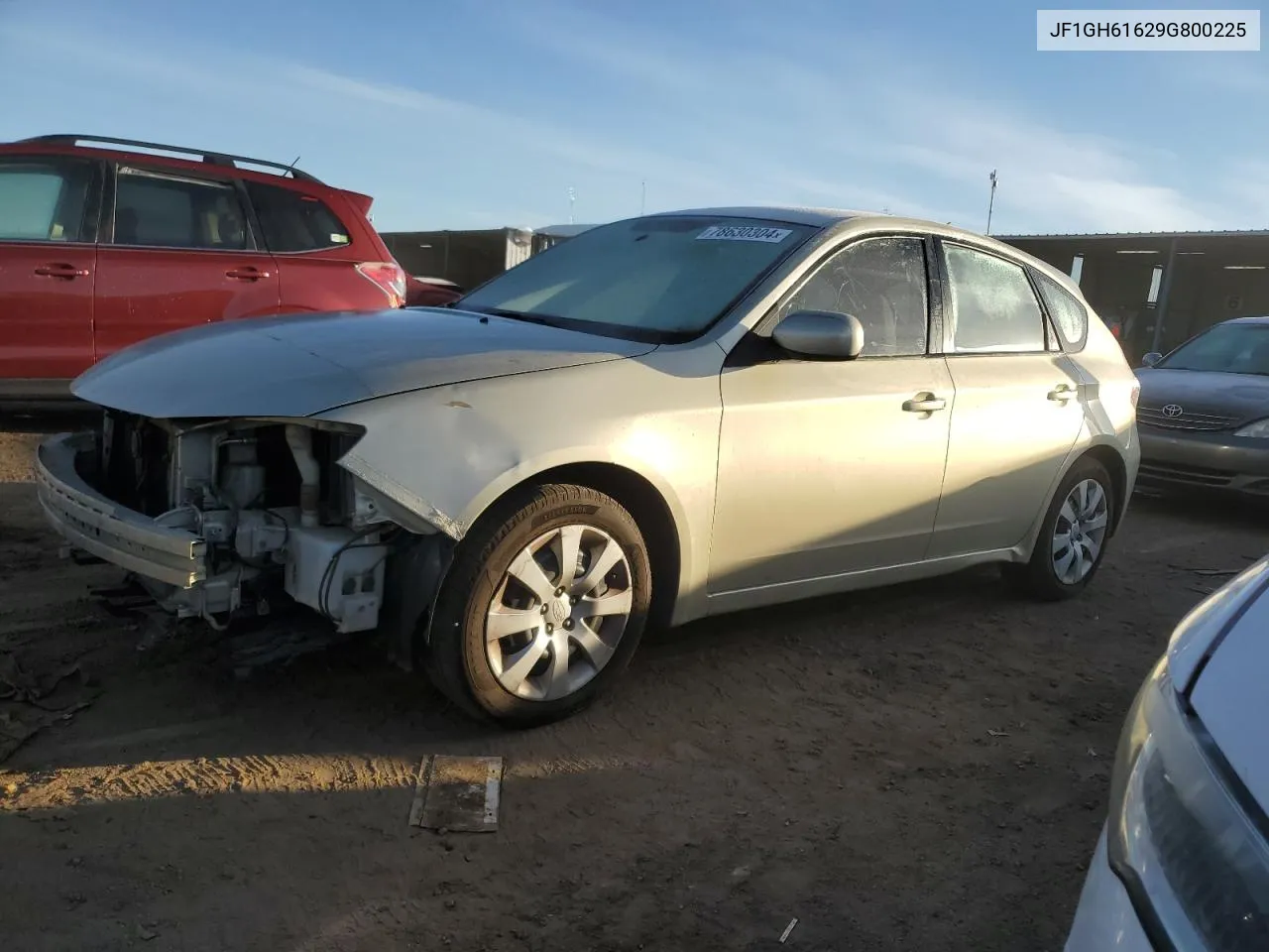 2009 Subaru Impreza 2.5I VIN: JF1GH61629G800225 Lot: 78630304