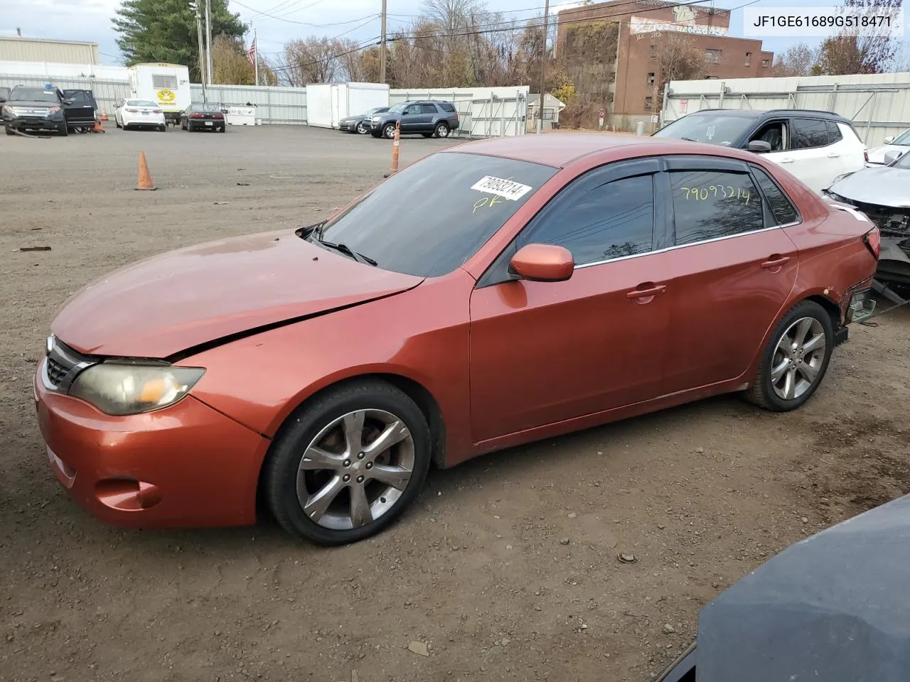 2009 Subaru Impreza 2.5I VIN: JF1GE61689G518471 Lot: 79093214