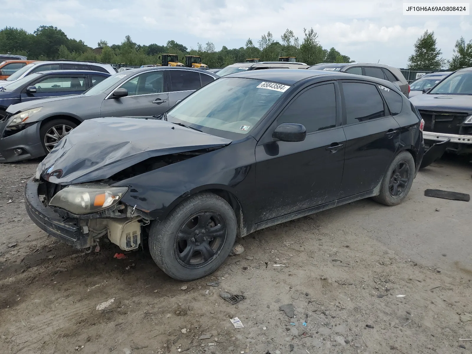 2010 Subaru Impreza 2.5I VIN: JF1GH6A69AG808424 Lot: 65843584