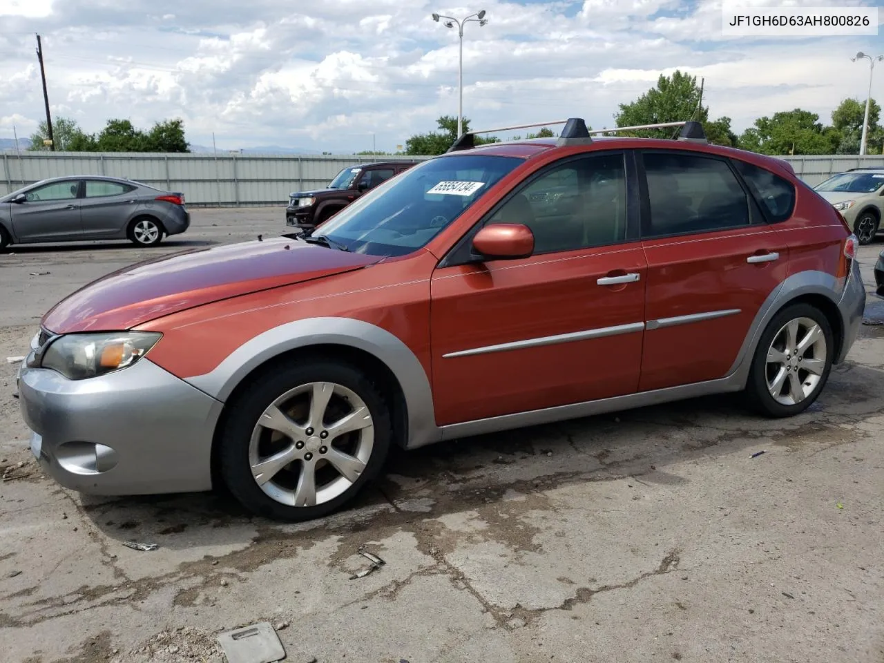 2010 Subaru Impreza Outback Sport VIN: JF1GH6D63AH800826 Lot: 65854134