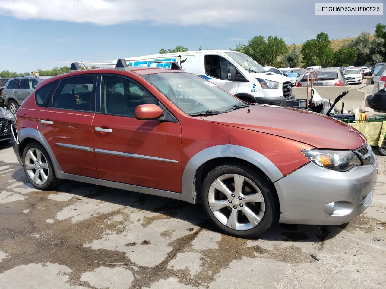 2010 Subaru Impreza Outback Sport VIN: JF1GH6D63AH800826 Lot: 65854134