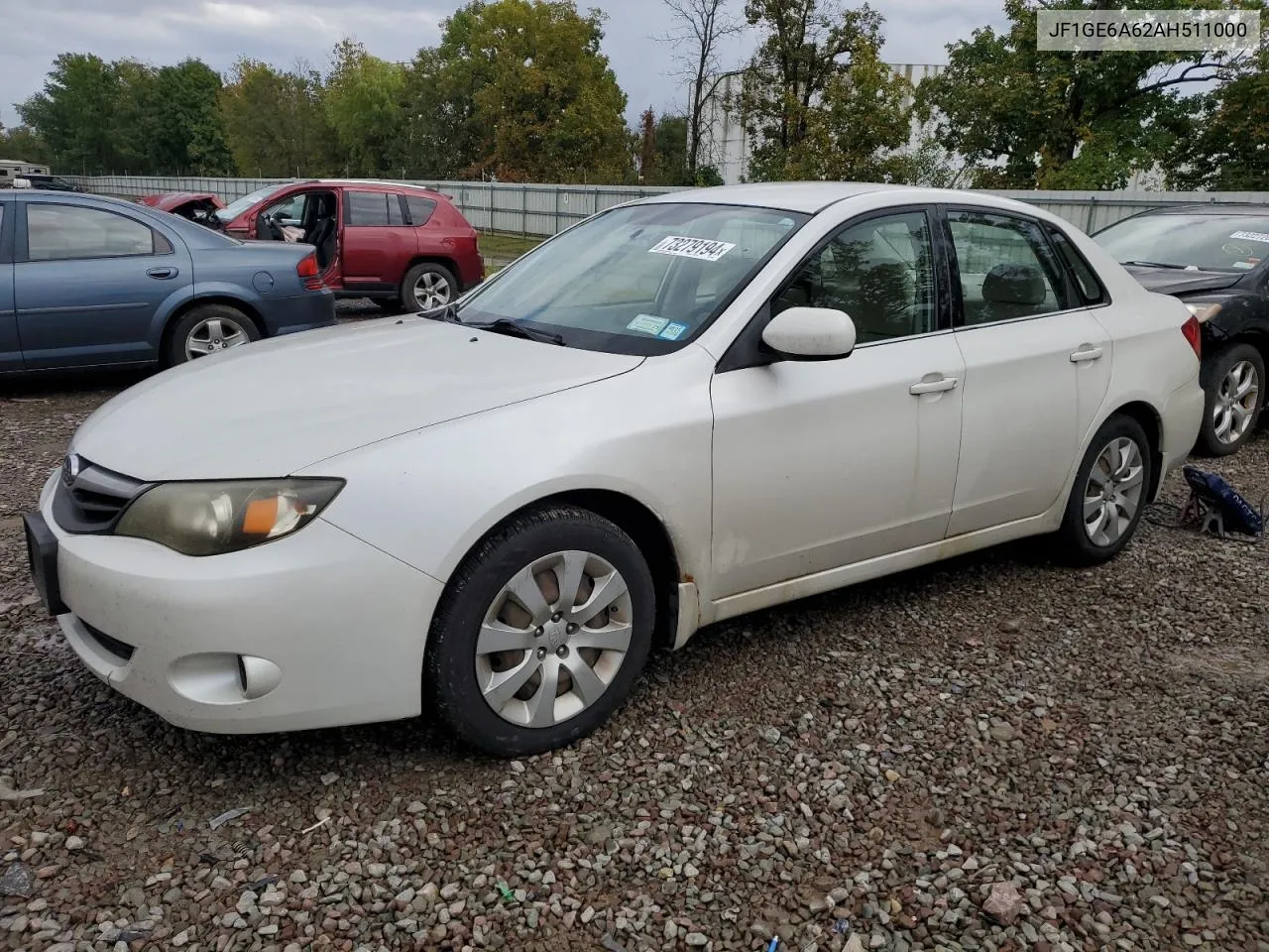 2010 Subaru Impreza 2.5I VIN: JF1GE6A62AH511000 Lot: 73279194