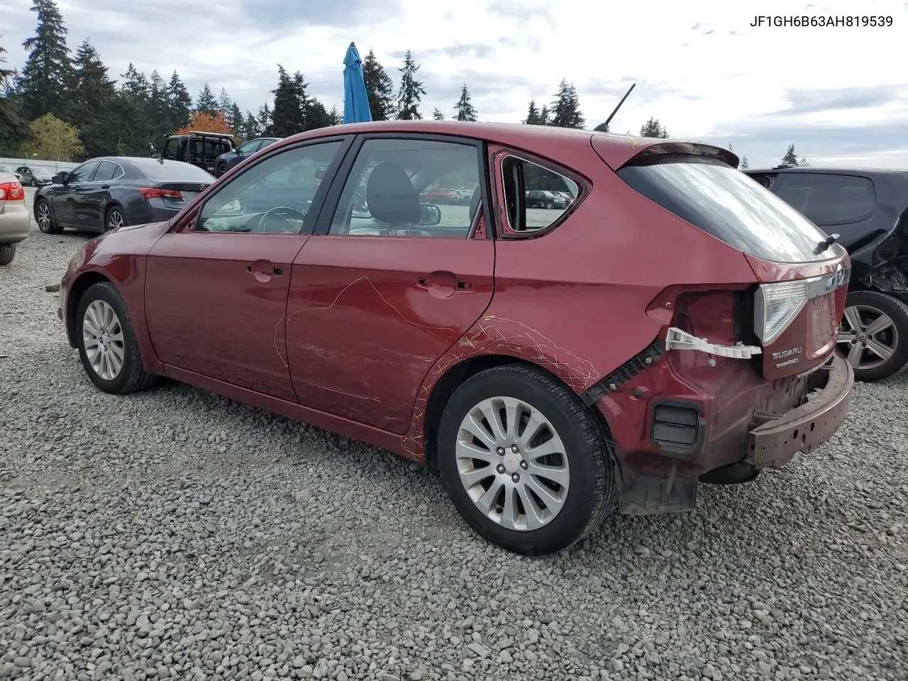 2010 Subaru Impreza 2.5I Premium VIN: JF1GH6B63AH819539 Lot: 75024354