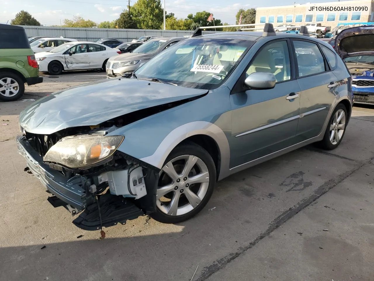 2010 Subaru Impreza Outback Sport VIN: JF1GH6D60AH810990 Lot: 75558244