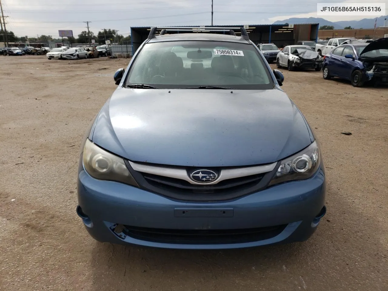 2010 Subaru Impreza 2.5I Premium VIN: JF1GE6B65AH515136 Lot: 75859314