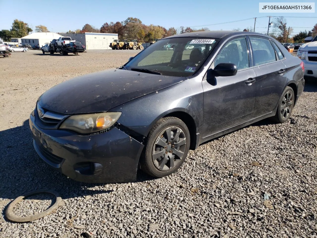 2010 Subaru Impreza VIN: JF1GE6A60AH511366 Lot: 77303044