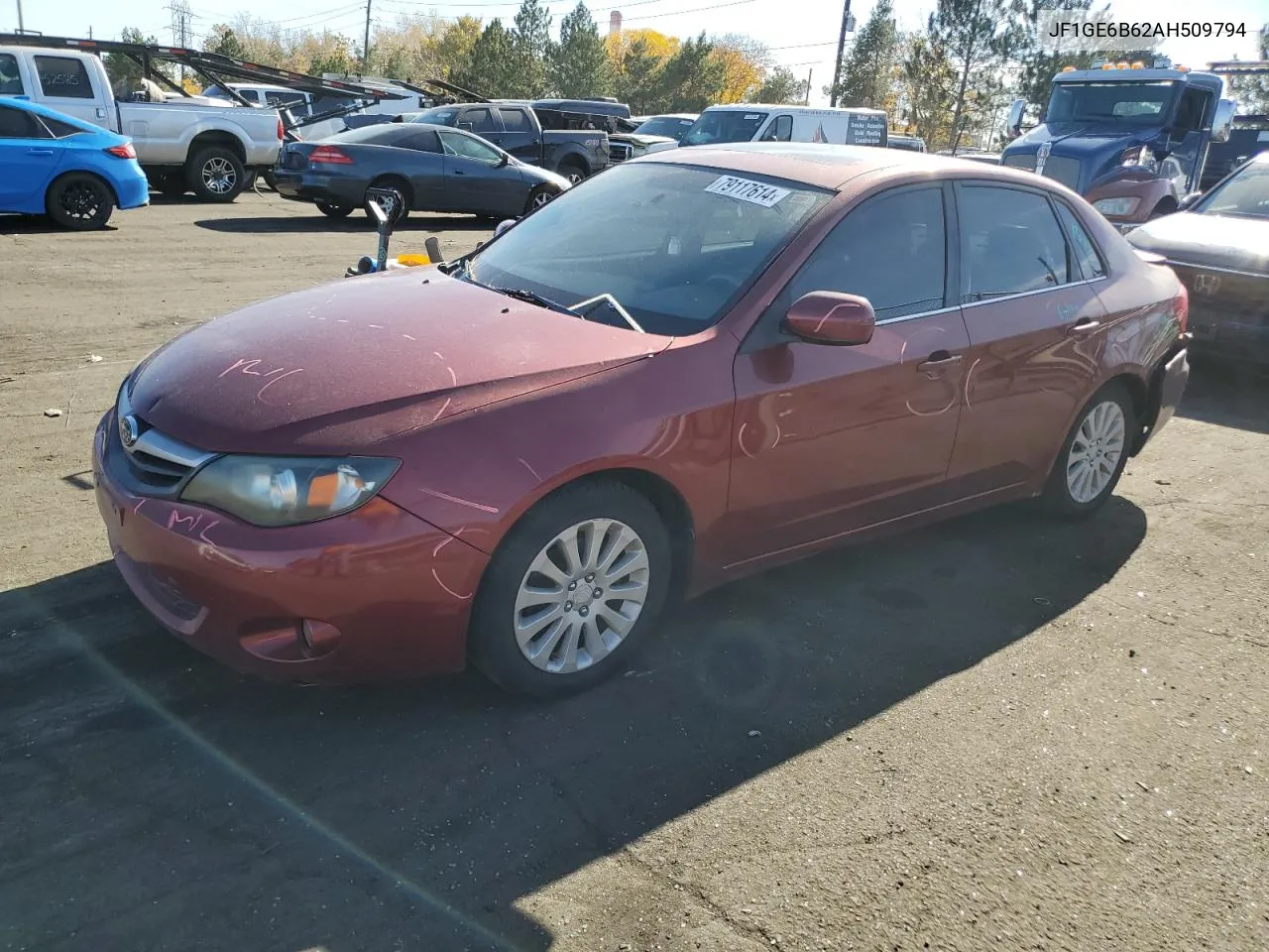 2010 Subaru Impreza 2.5I Premium VIN: JF1GE6B62AH509794 Lot: 79117614