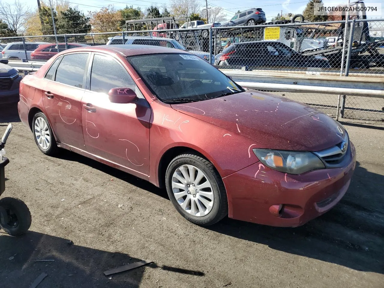 2010 Subaru Impreza 2.5I Premium VIN: JF1GE6B62AH509794 Lot: 79117614