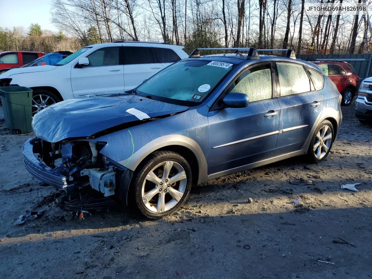 2010 Subaru Impreza Outback Sport VIN: JF1GH6D69AH826198 Lot: 80029574