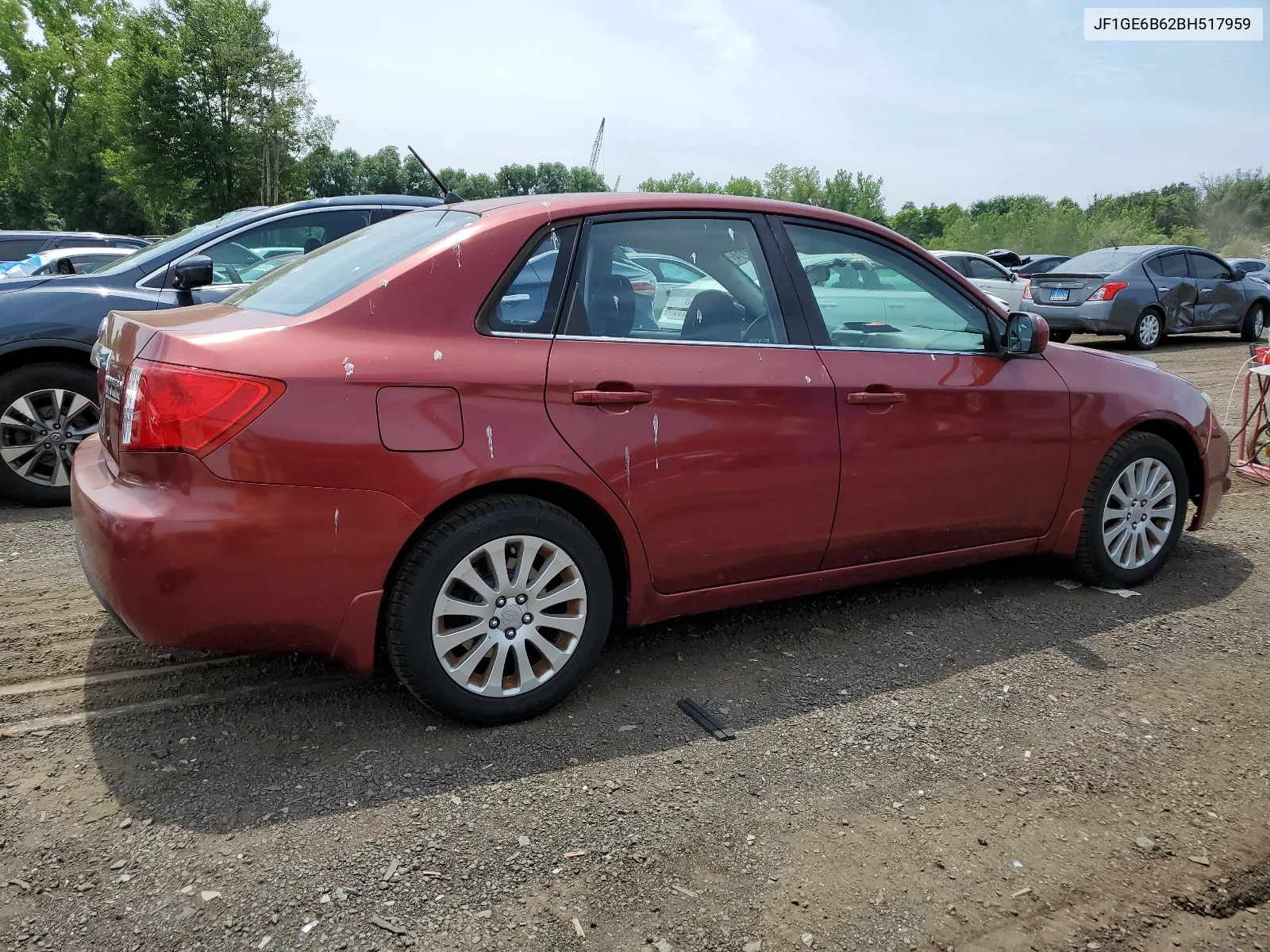 2011 Subaru Impreza 2.5I Premium VIN: JF1GE6B62BH517959 Lot: 62444274