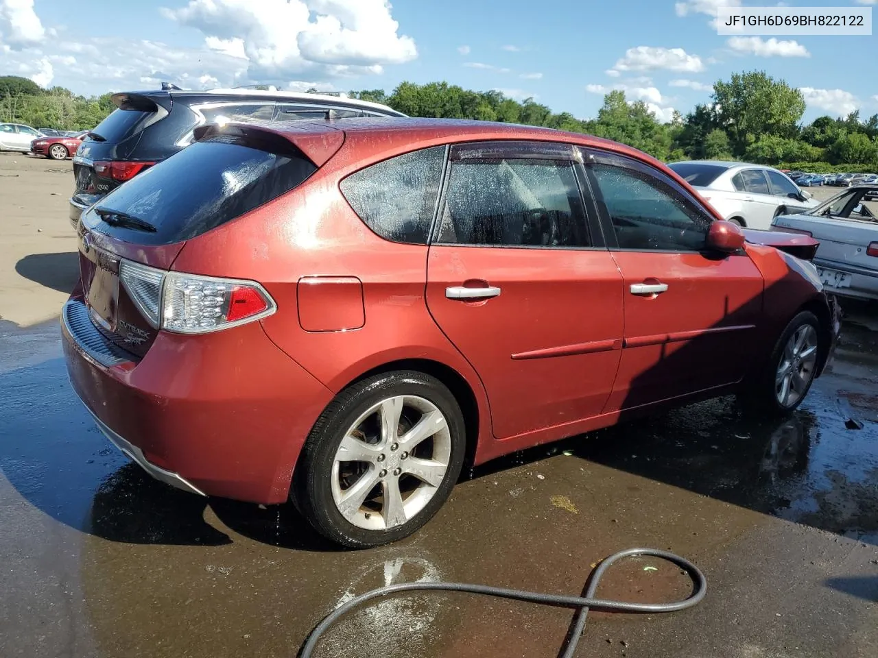 2011 Subaru Impreza Outback Sport VIN: JF1GH6D69BH822122 Lot: 67944224