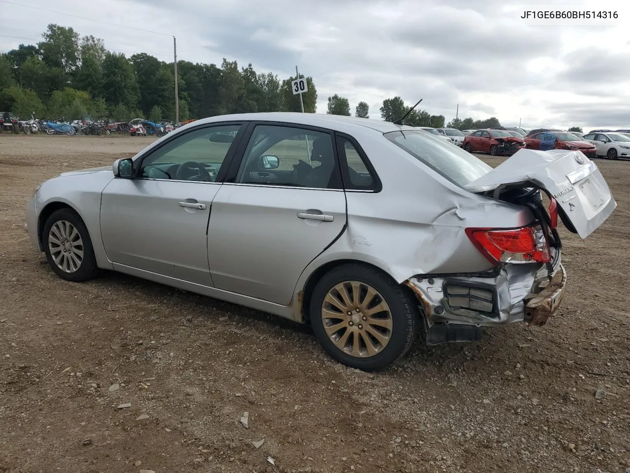 JF1GE6B60BH514316 2011 Subaru Impreza 2.5I Premium