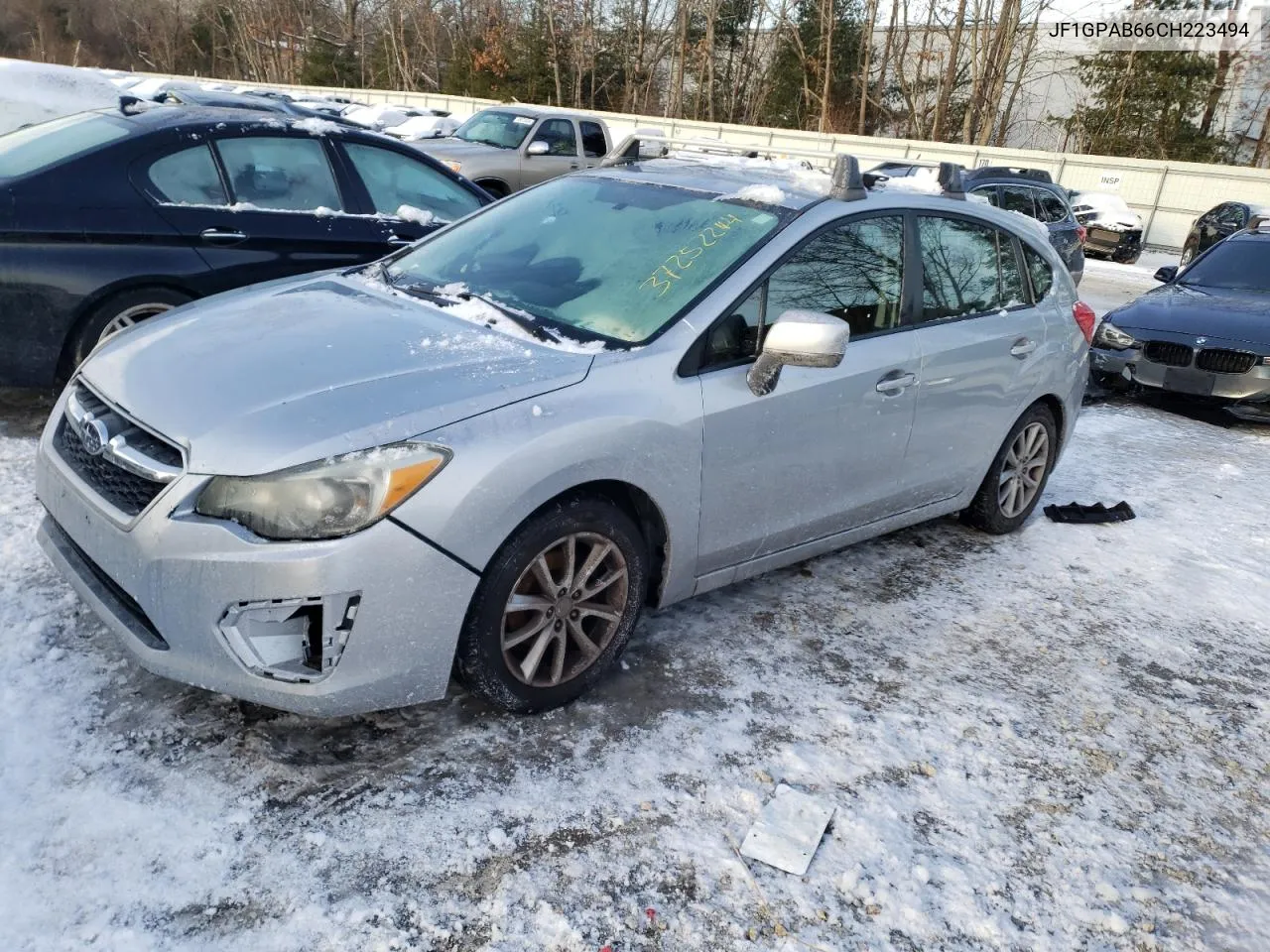 2012 Subaru Impreza Premium VIN: JF1GPAB66CH223494 Lot: 37252244