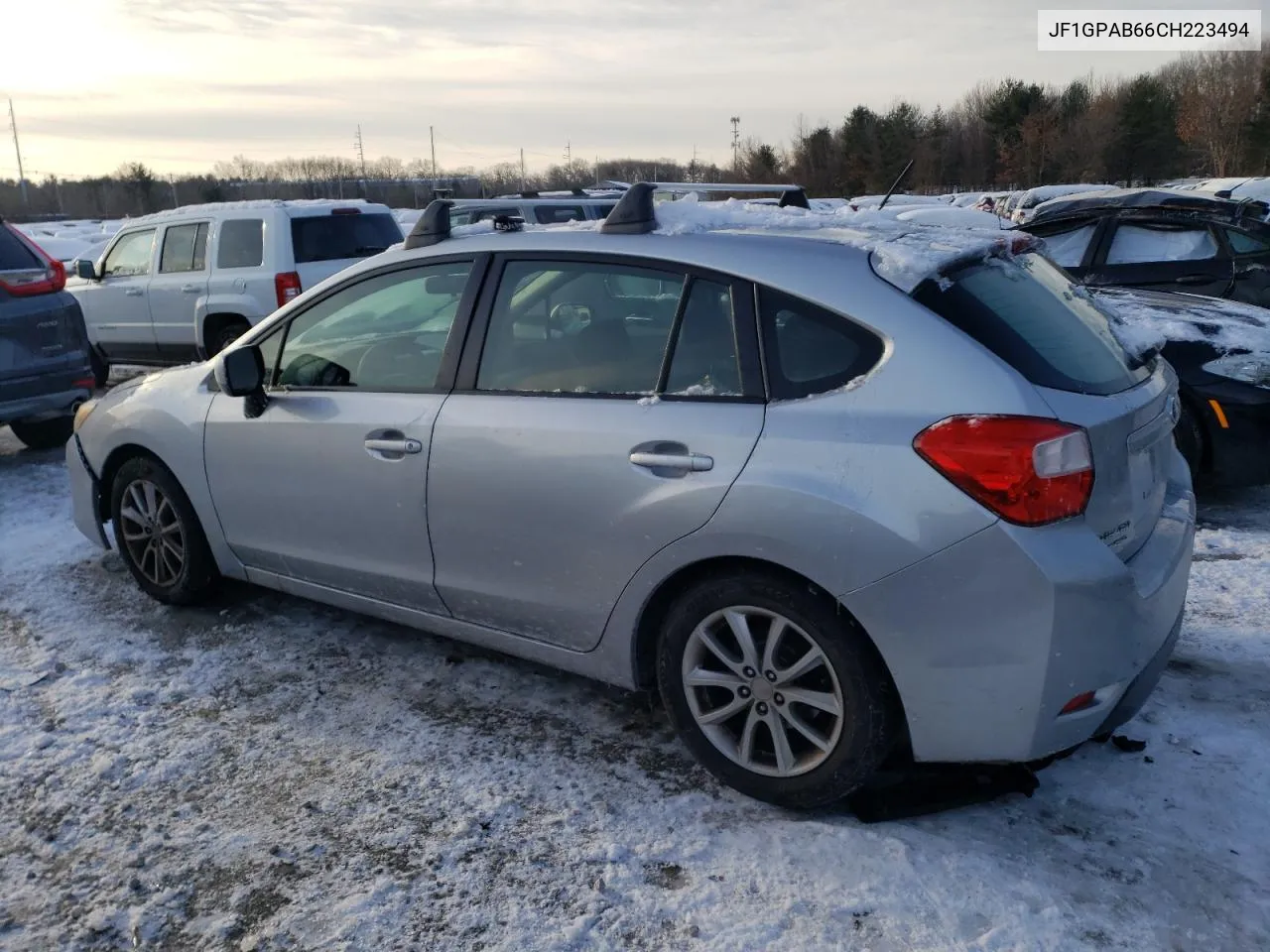 2012 Subaru Impreza Premium VIN: JF1GPAB66CH223494 Lot: 37252244