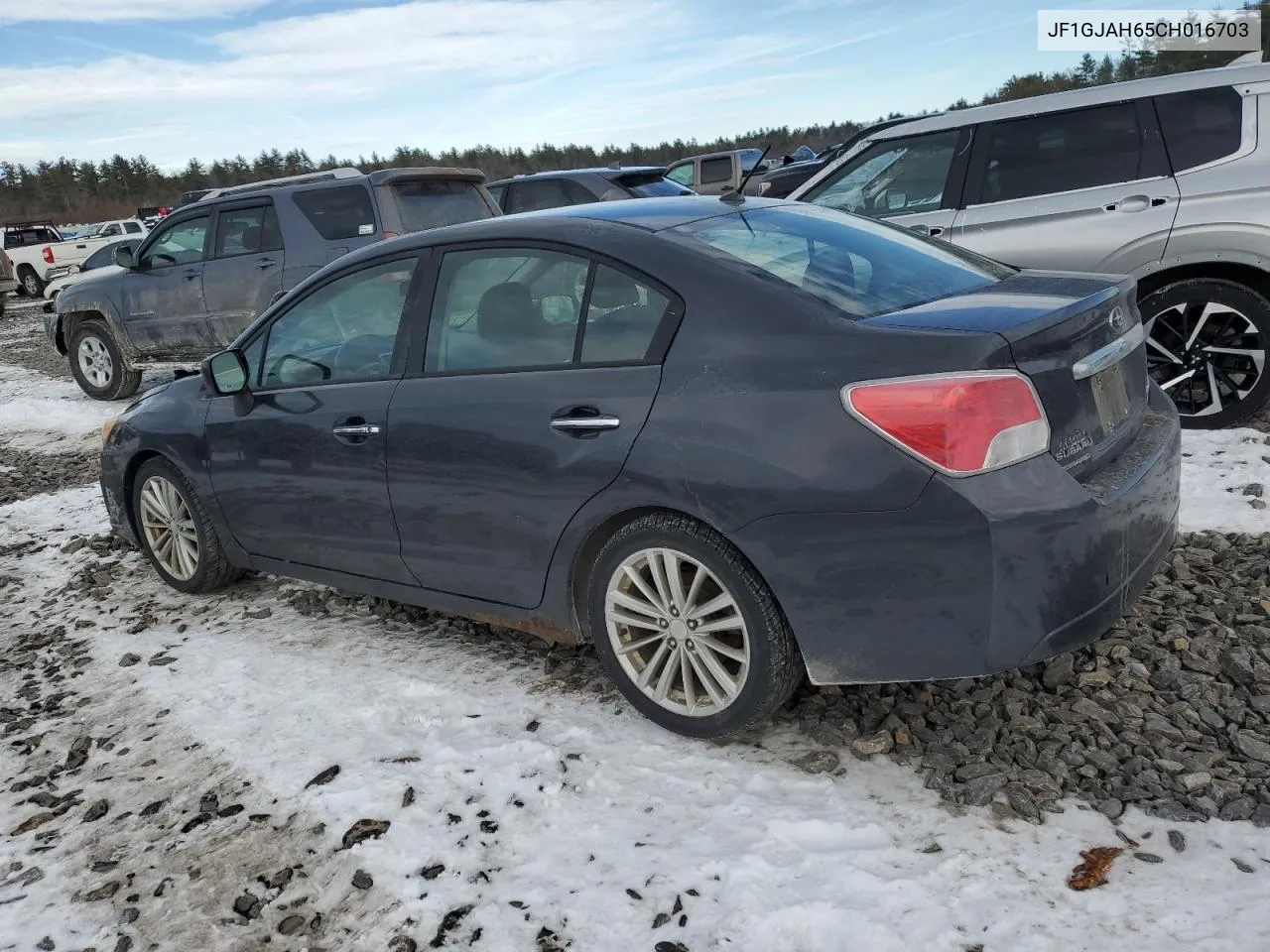 2012 Subaru Impreza Limited VIN: JF1GJAH65CH016703 Lot: 38733014