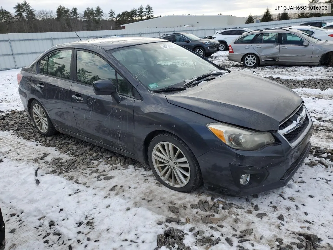 2012 Subaru Impreza Limited VIN: JF1GJAH65CH016703 Lot: 38733014