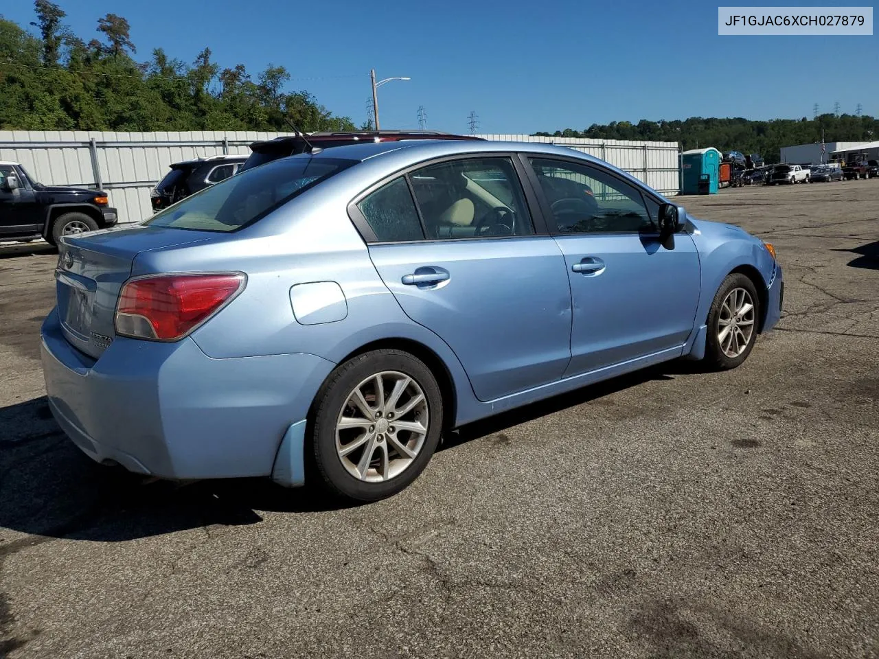 2012 Subaru Impreza Premium VIN: JF1GJAC6XCH027879 Lot: 62799804