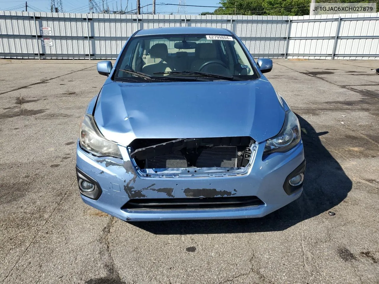 2012 Subaru Impreza Premium VIN: JF1GJAC6XCH027879 Lot: 62799804