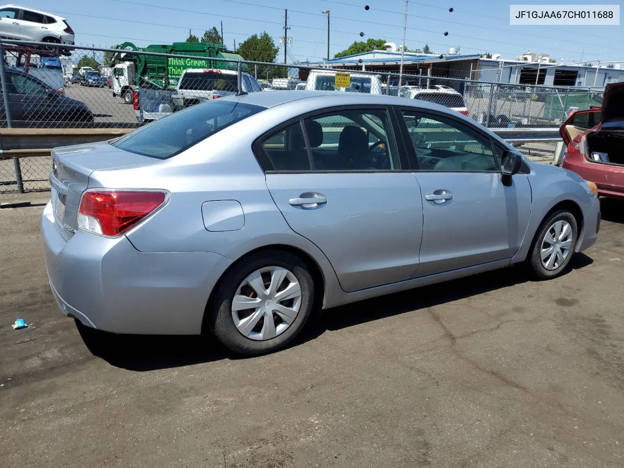 2012 Subaru Impreza VIN: JF1GJAA67CH011688 Lot: 64980294