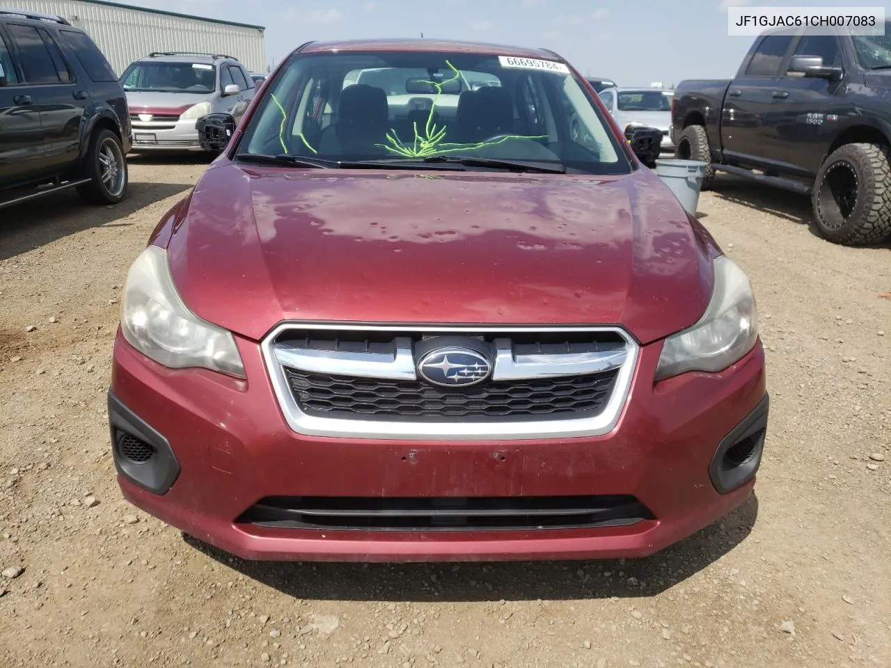 2012 Subaru Impreza Premium VIN: JF1GJAC61CH007083 Lot: 66695784