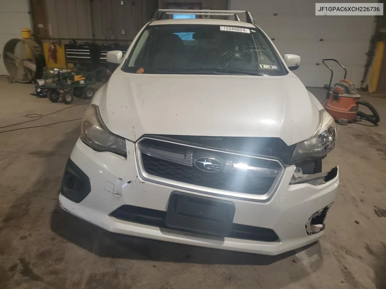 2012 Subaru Impreza Premium VIN: JF1GPAC6XCH226736 Lot: 72260824