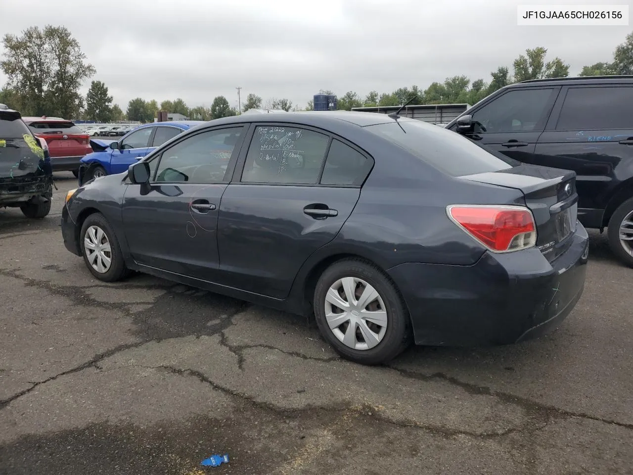 2012 Subaru Impreza VIN: JF1GJAA65CH026156 Lot: 72737364