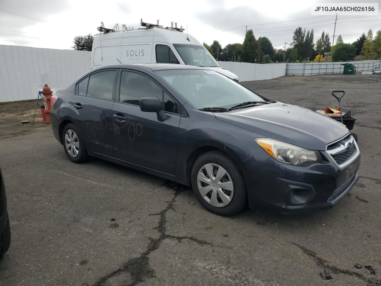 2012 Subaru Impreza VIN: JF1GJAA65CH026156 Lot: 72737364