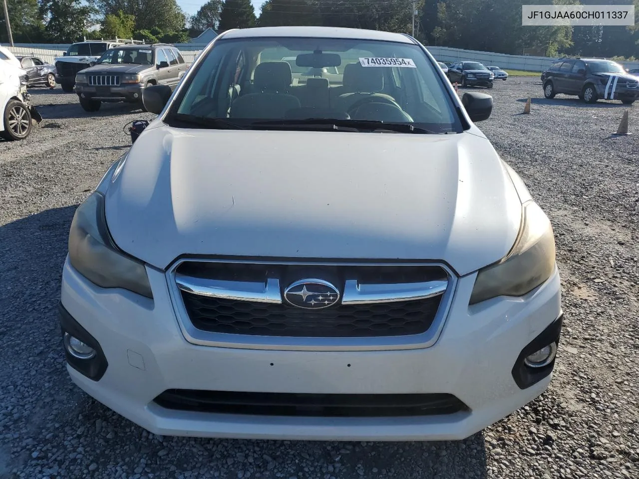 2012 Subaru Impreza VIN: JF1GJAA60CH011337 Lot: 74035954