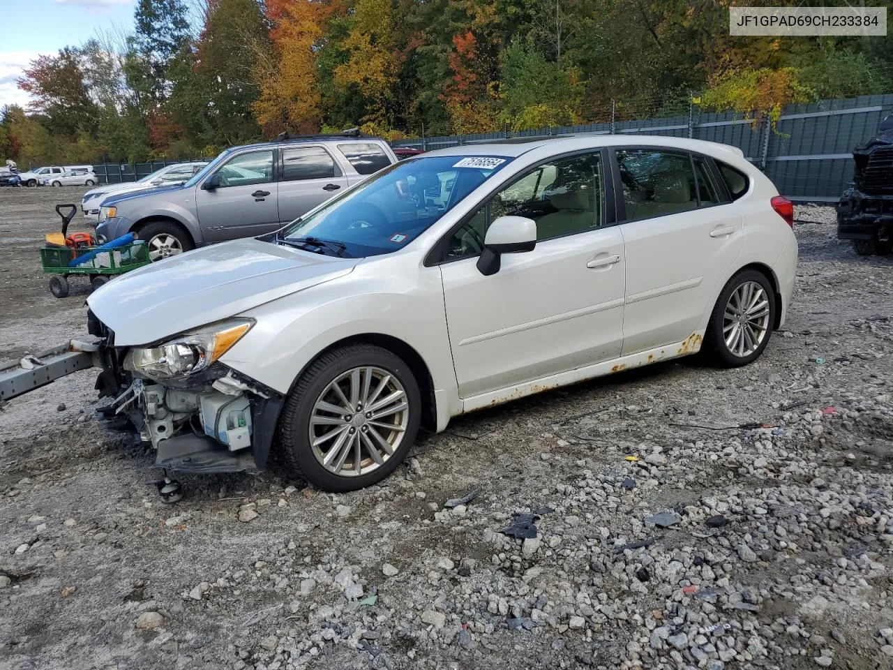 2012 Subaru Impreza Premium VIN: JF1GPAD69CH233384 Lot: 75168564