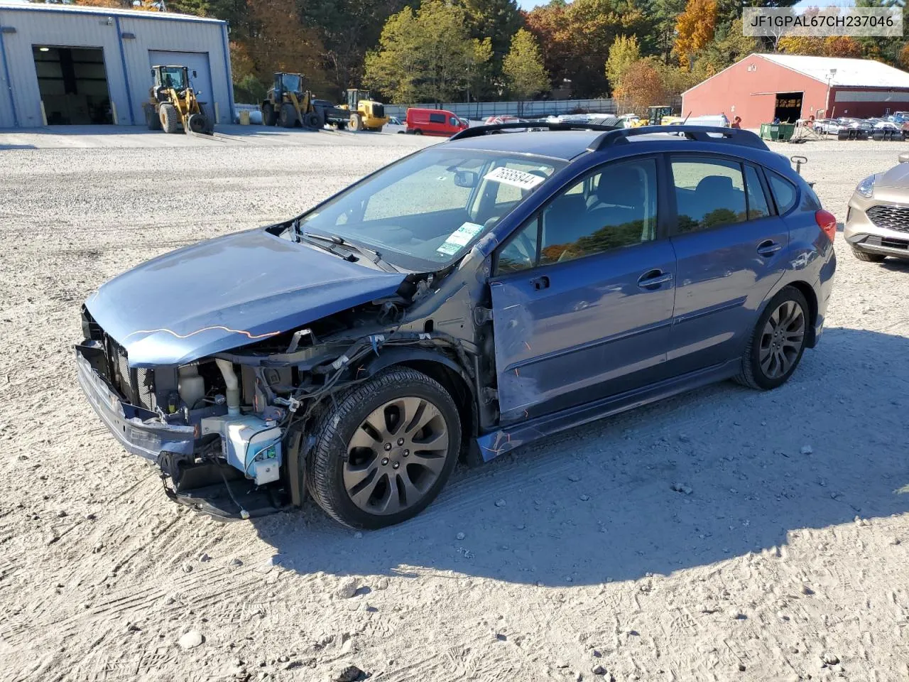 2012 Subaru Impreza Sport Premium VIN: JF1GPAL67CH237046 Lot: 76585844