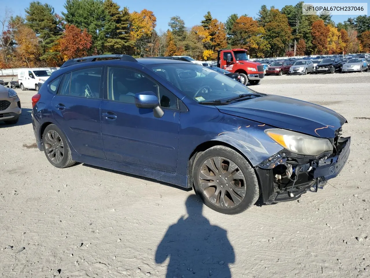 2012 Subaru Impreza Sport Premium VIN: JF1GPAL67CH237046 Lot: 76585844