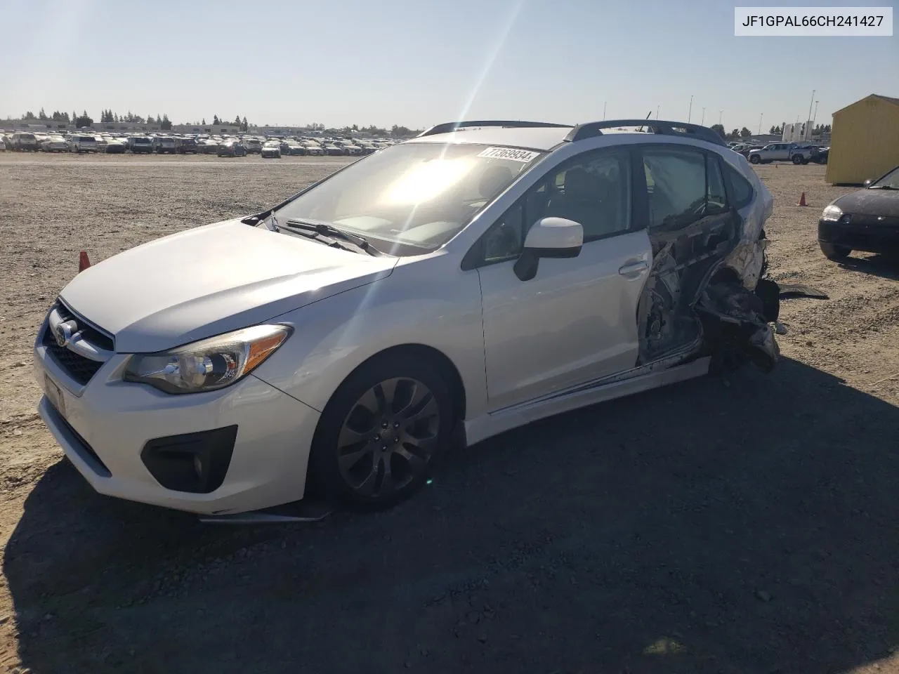 2012 Subaru Impreza Sport Premium VIN: JF1GPAL66CH241427 Lot: 77369934