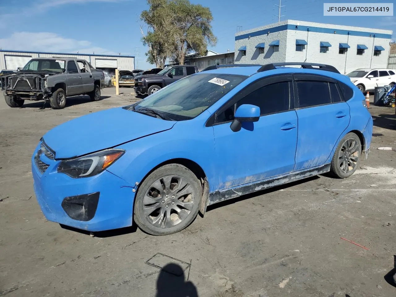 2012 Subaru Impreza Sport Premium VIN: JF1GPAL67CG214419 Lot: 77606954