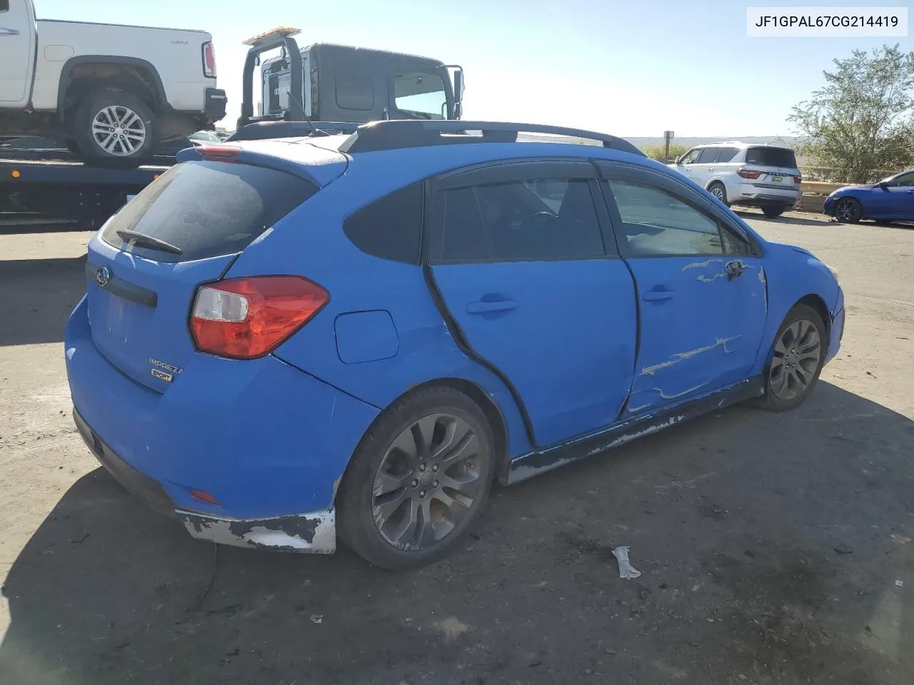 2012 Subaru Impreza Sport Premium VIN: JF1GPAL67CG214419 Lot: 77606954