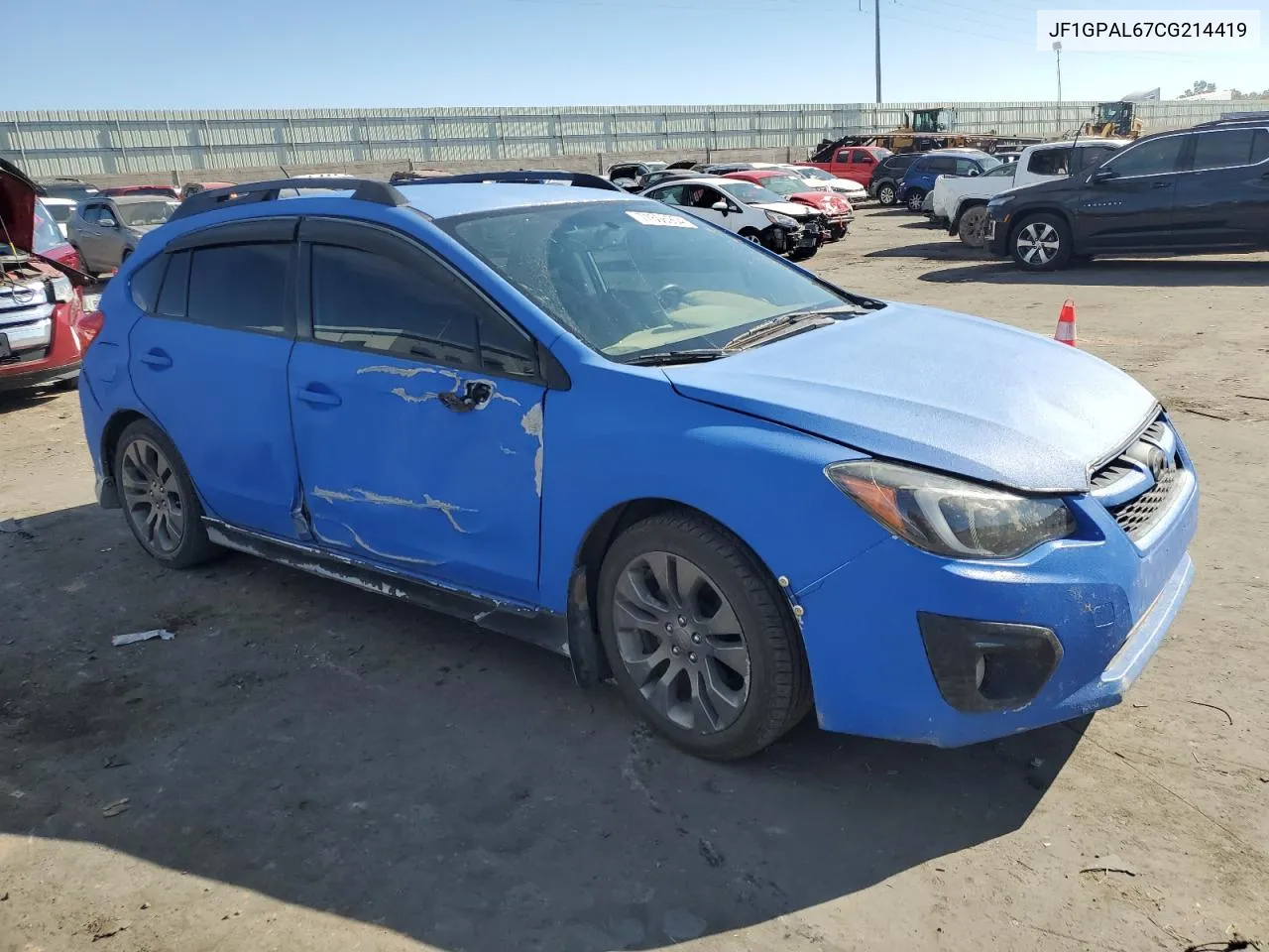 2012 Subaru Impreza Sport Premium VIN: JF1GPAL67CG214419 Lot: 77606954