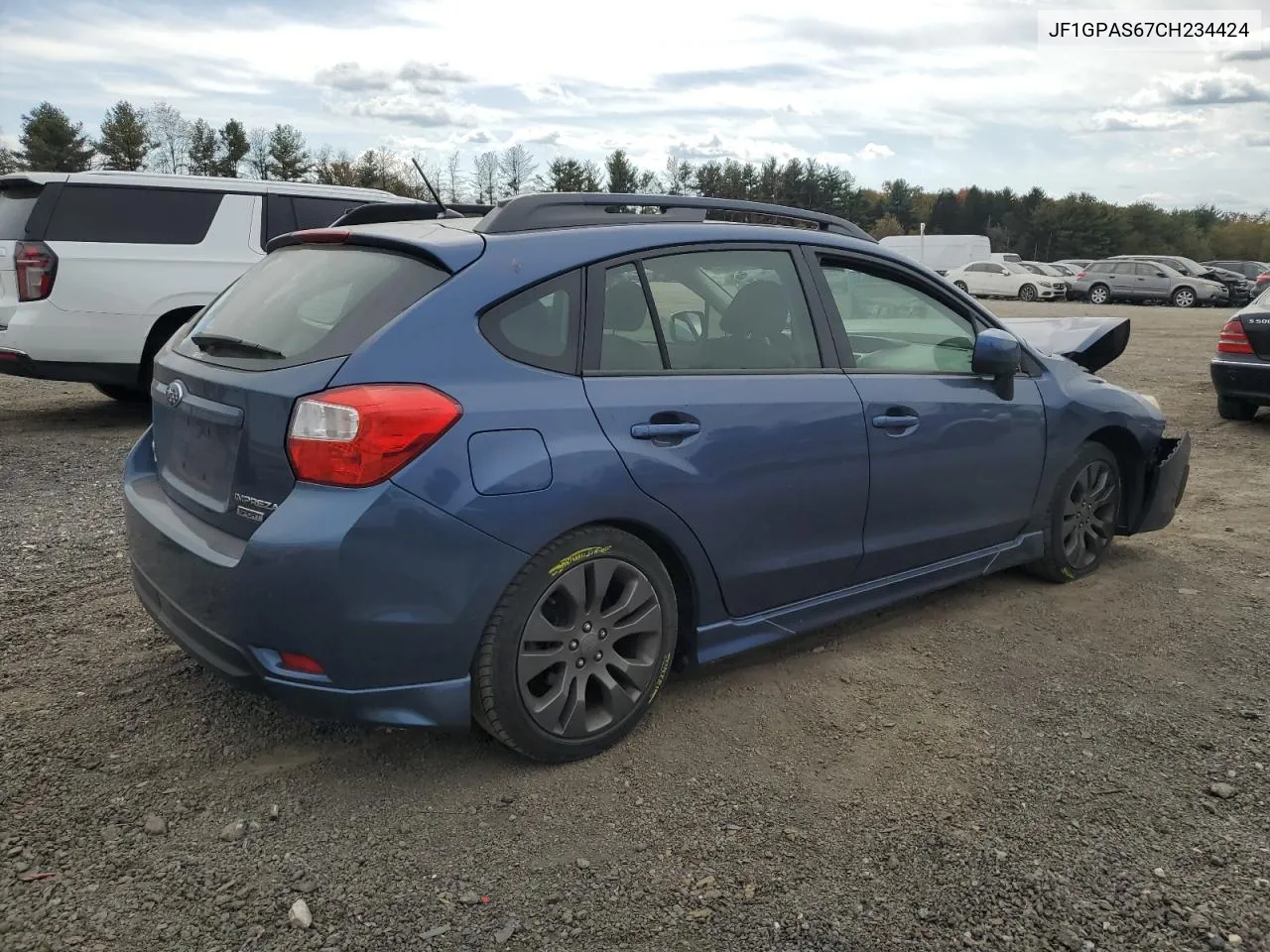 2012 Subaru Impreza Sport Limited VIN: JF1GPAS67CH234424 Lot: 77660334