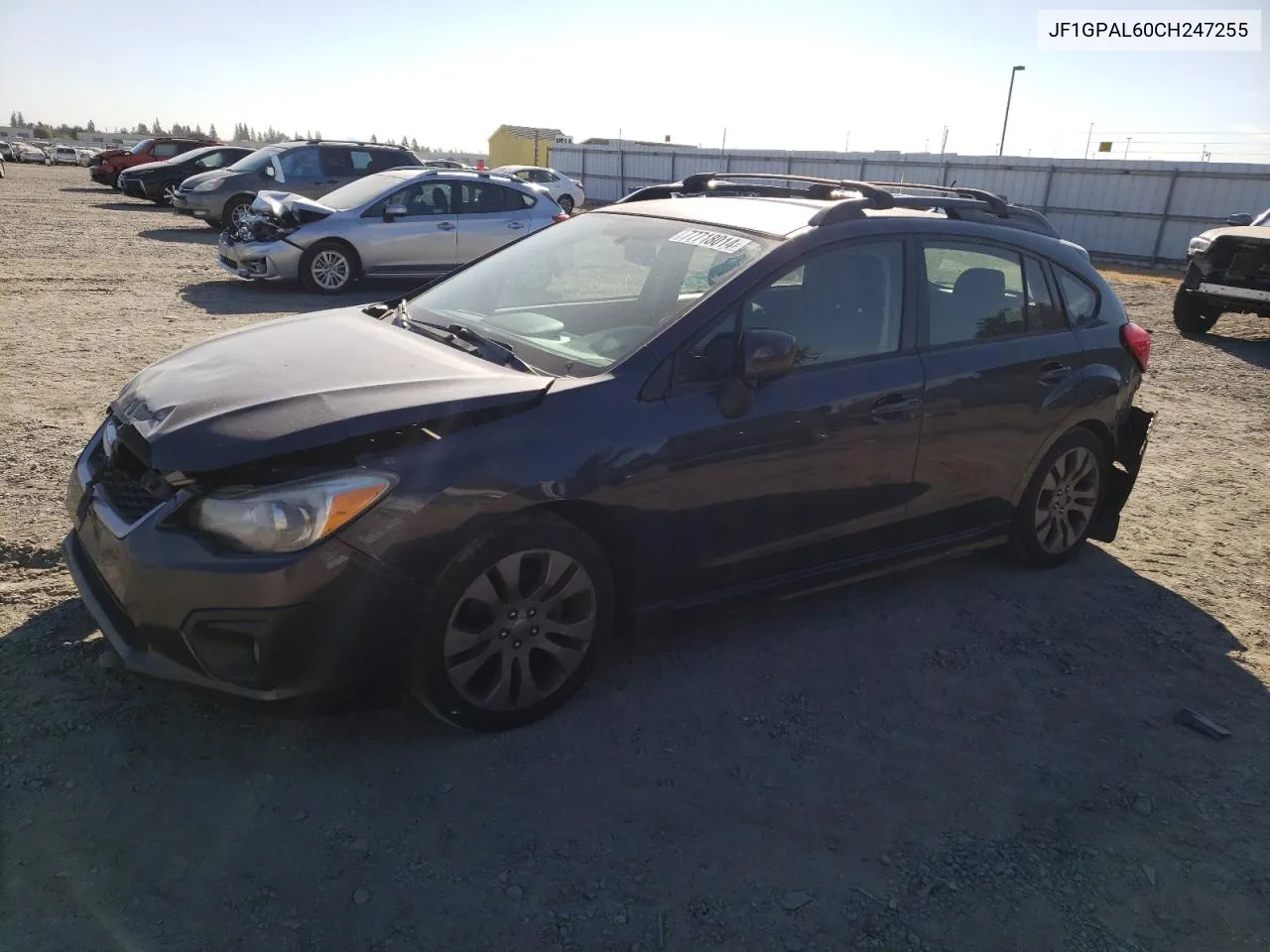 2012 Subaru Impreza Sport Premium VIN: JF1GPAL60CH247255 Lot: 77718014