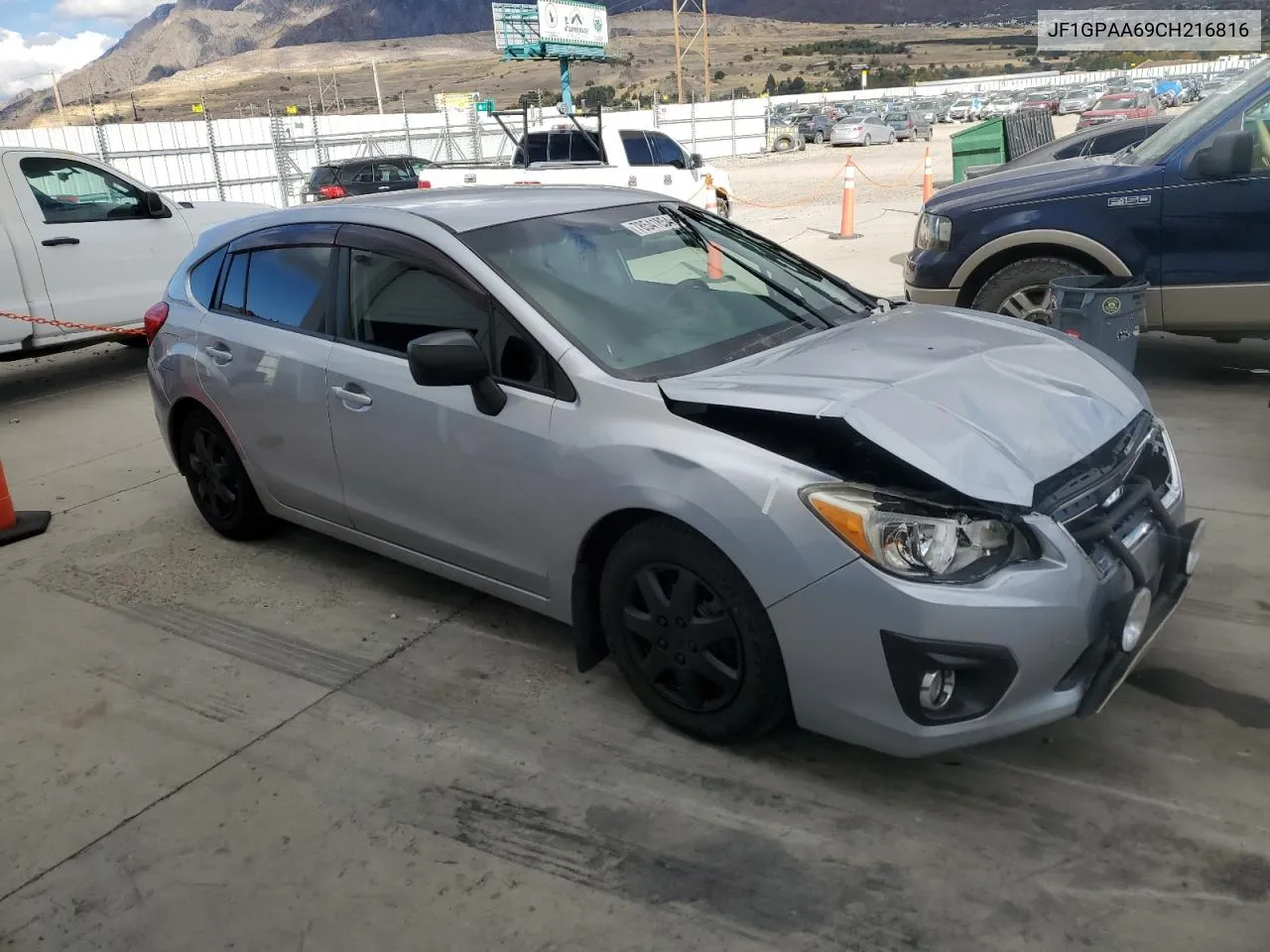 2012 Subaru Impreza VIN: JF1GPAA69CH216816 Lot: 78541854