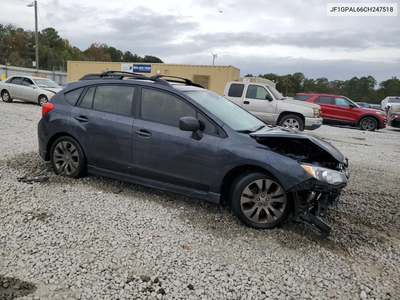 2012 Subaru Impreza Sport Premium VIN: JF1GPAL66CH247518 Lot: 78861334