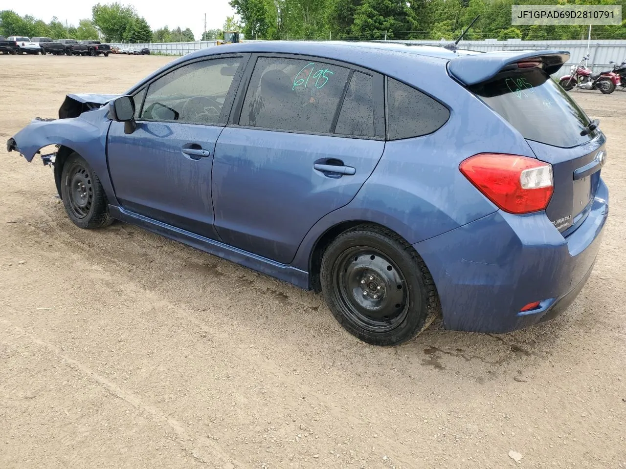 2013 Subaru Impreza Premium VIN: JF1GPAD69D2810791 Lot: 58601734