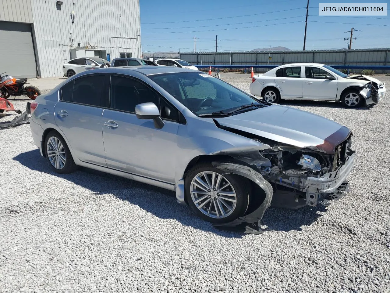 2013 Subaru Impreza Premium VIN: JF1GJAD61DH011604 Lot: 61686264