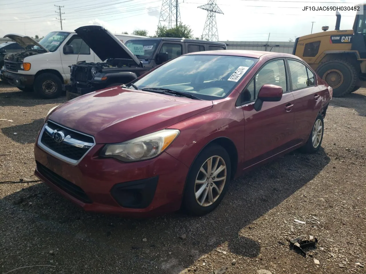 2013 Subaru Impreza Premium VIN: JF1GJAC69DH030452 Lot: 63312574