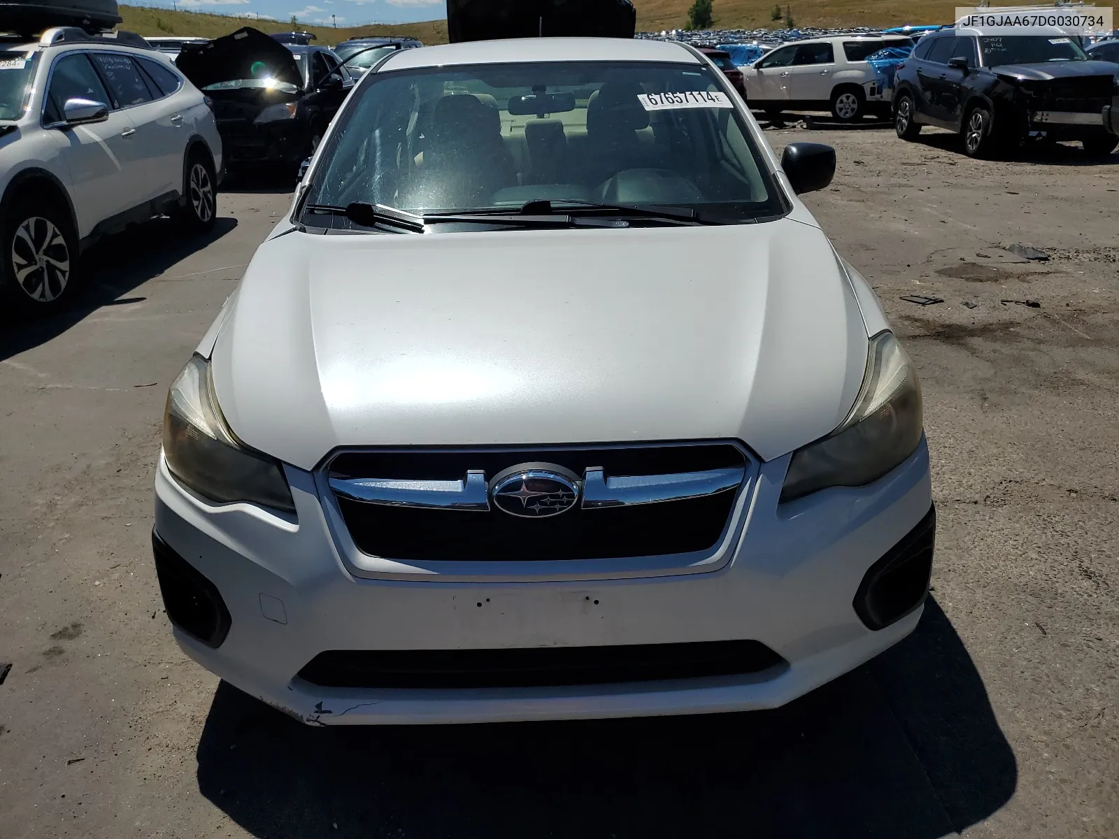 2013 Subaru Impreza VIN: JF1GJAA67DG030734 Lot: 67657114