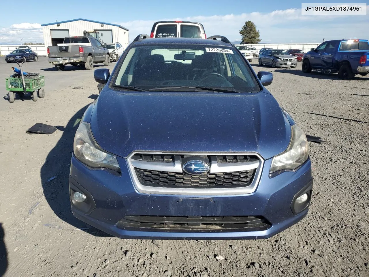 2013 Subaru Impreza Sport Premium VIN: JF1GPAL6XD1874961 Lot: 72238094