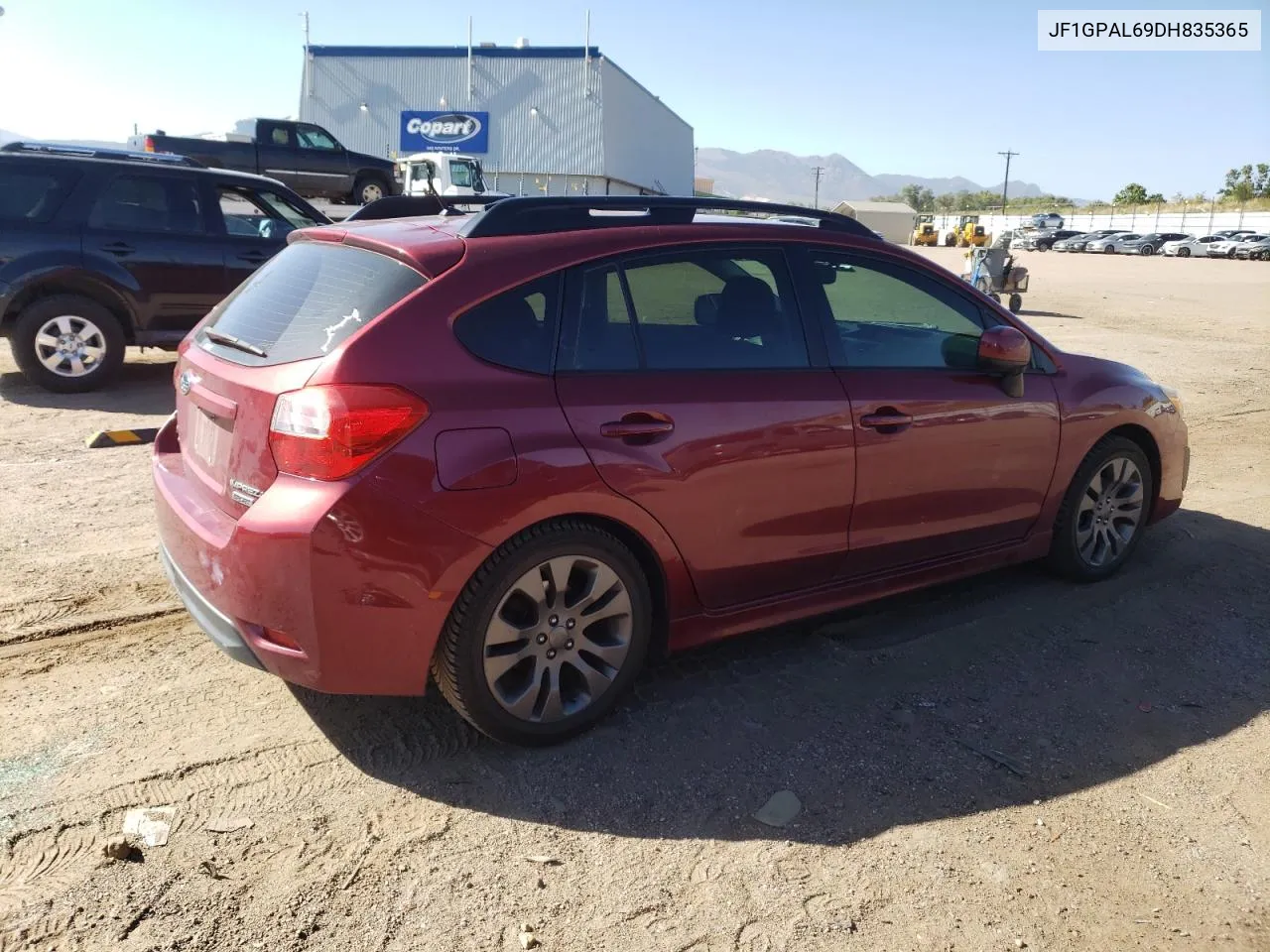 2013 Subaru Impreza Sport Premium VIN: JF1GPAL69DH835365 Lot: 74142044