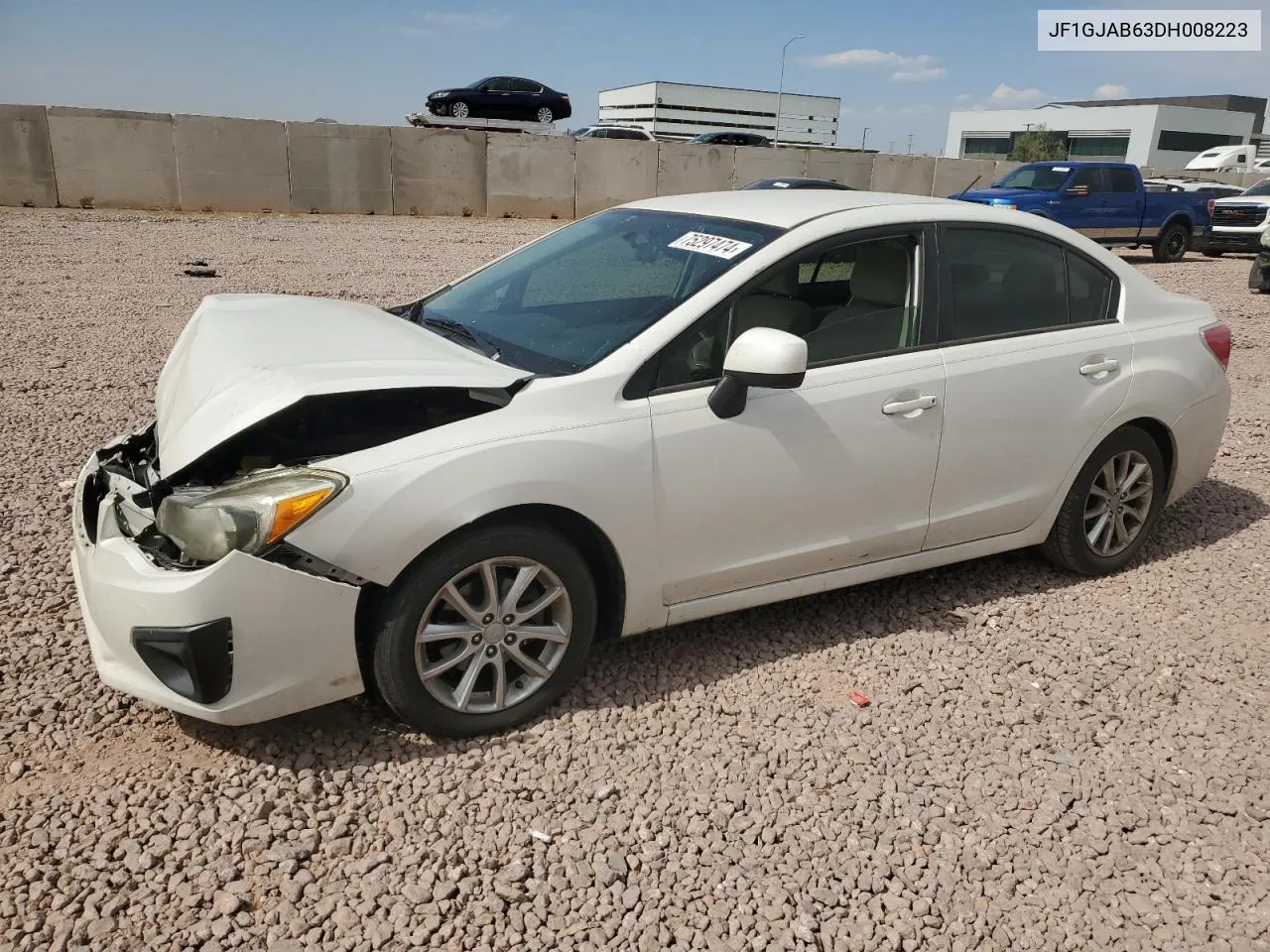 2013 Subaru Impreza Premium VIN: JF1GJAB63DH008223 Lot: 75297474