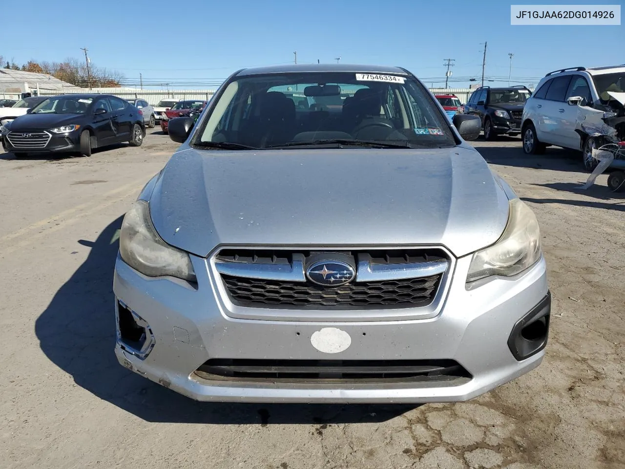 2013 Subaru Impreza VIN: JF1GJAA62DG014926 Lot: 77546334